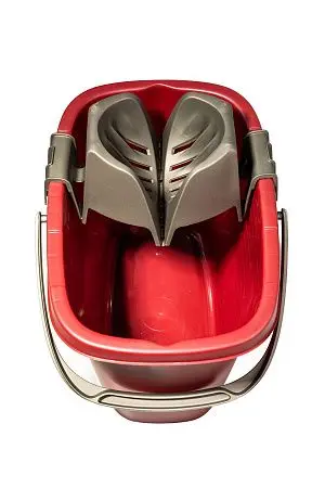 Фото №5 - Хозяйственный инвентарь: Ведро с отжимом 13л пластик МОП прямоугольное