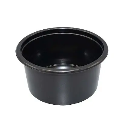 Одноразовая продукция: Контейнер 350мл круглый черный К-115 /пач.=50 шт.
