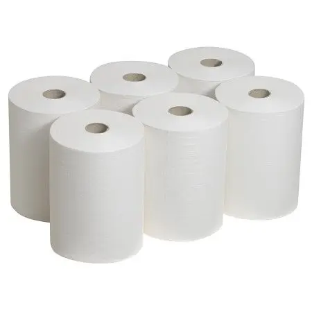 Kimberly-Clark: Полотенца бумажные Скотт Слимролл 1сл 165м/20 белые