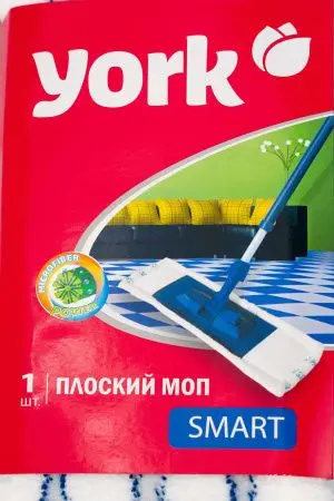 Хозяйственный инвентарь: Швабра YORK Смарт МОП с телескопической рукояткой