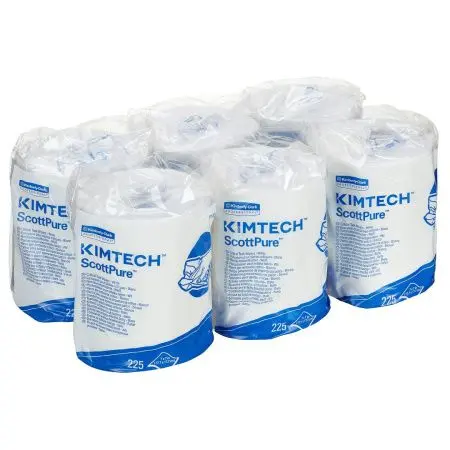 Kimberly-Clark: Салфетки Кимтех 225л 1сл протирочные белые сменный блок