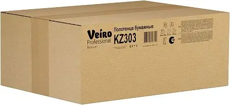 Фото №8 - VEIRO: Полотенца бумажные Z 2сл 200л 22,5х21,3см Premium белые