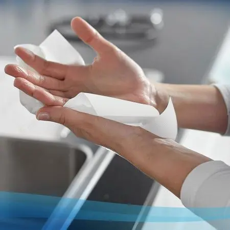 Kimberly-Clark: Полотенца бумажные Скотт Слимролл 1сл 165м/20 белые