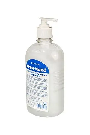 Фото №5 - Мыло жидкое: ФЛОРОДЕЛЬ крем-мыло 520мл антибактериальное с дозатором