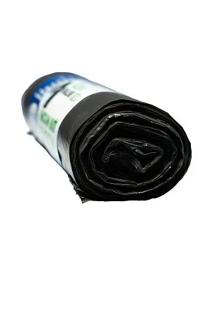 Фото №4 - Мешки для мусора: 120л 70х110 ПВД VCLEAN 40 черные 38г /рул.=10 шт.