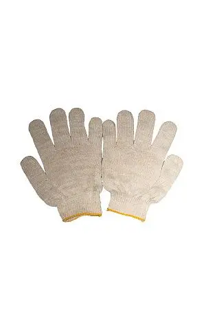 Фото №3 - Перчатки: х/б вязаные с ПВХ 5-ти ниточные белые