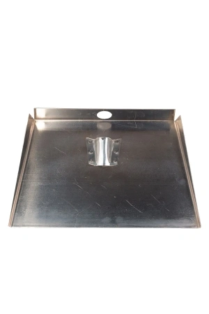 Фото №1 - Хозяйственный инвентарь: Лопата для снега 375х500 дюраль 2мм трехбортная с верхним входом