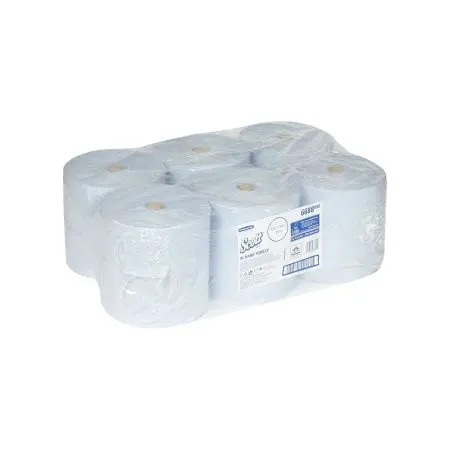 Kimberly-Clark: Полотенца бумажные Скотт 1сл 354м/20 синие