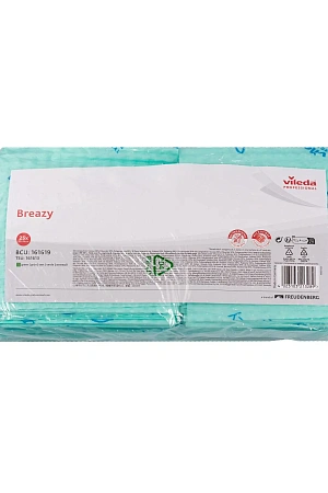 Фото №3 - Vileda: Салфетка Бризи 35,5x35см зеленая