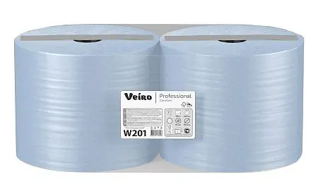 Фото №7 - VEIRO: Полотенца протирочные 2сл 350м/24см Comfort синие