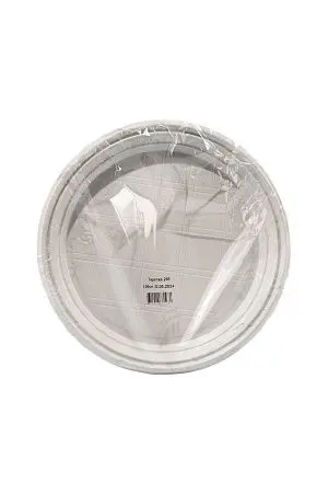 Фото №8 - Одноразовая продукция: Тарелка D=20,5см пластиковая /пач.=100 шт.