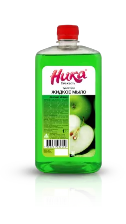 Мыло жидкое: НИКА СВЕЖЕСТЬ 1л туалетное флакон ЯБЛОКО