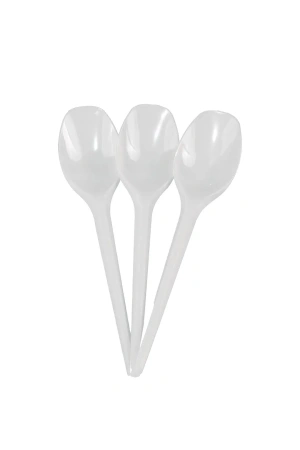 Фото №1 - Одноразовая продукция: Ложка столовая 165мм белая /пач.=100 шт.