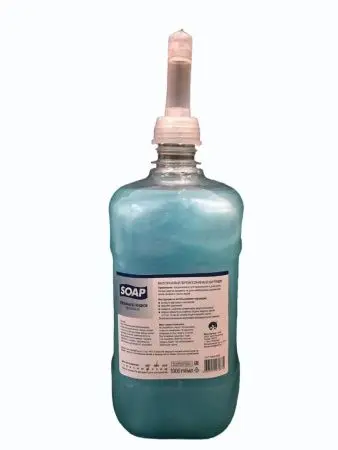 Фото №1 - Мыло жидкое: ФЛОРОДЕЛЬ крем-мыло 1л картридж БЕЗ ОТДУШКИ белое