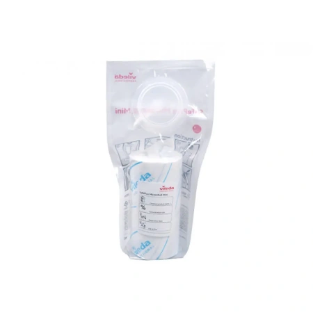 Фото №1 - Vileda: Салфетка МикронРолл СейфПлюс Мини 30л 30х28 в рулоне, синяя