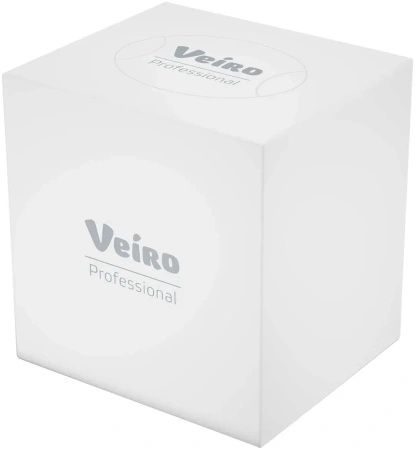 Фото №1 - VEIRO: Салфетки бумажные 2сл 80л 20х20см Premium косметические белые