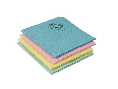 Фото №5 - Vileda: Салфетка ПВА Микро 35х38см голубая