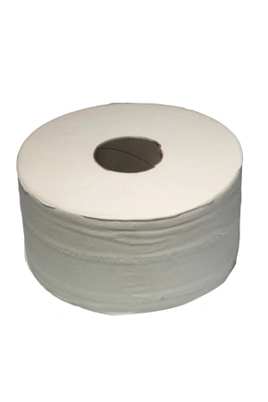 Фото №1 - Хаят: Бумага туалетная 2сл 170м/9,5 ФОКУС Мини Джамбо белая