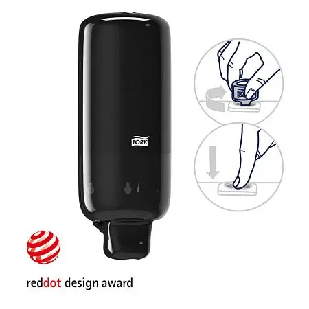 Фото №6 - Tork: Диспенсер S4 Elevation 1л для пенного мыла черный
