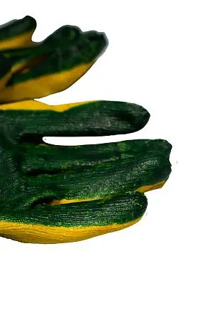 Фото №6 - Перчатки: х/б вязаные с двойным латексным покрытием