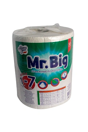 Фото №7 - Бумажные полотенца: 2сл 65м целлюлоза цвет белый Мягкий знак Мистер Биг