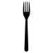 Превью №1 - Одноразовая продукция: Вилка столовая 180мм черная /пач.=50 шт.
