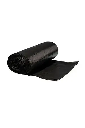 Фото №5 - Мешки для мусора: 60л 60х70 ПНД 18мкм особо прочные VCLEAN черные /рул.=20 шт.