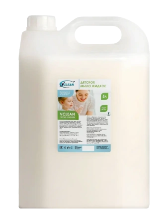 Мыло жидкое: Vclean чистые ладошки 5л детское