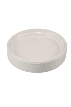 Фото №1 - Одноразовая продукция: Тарелка D=20,5см пластиковая /пач.=100 шт.