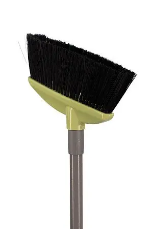 Фото №9 - Хозяйственный инвентарь: Совок для мусора пластик со щеткой "Лень" YORK