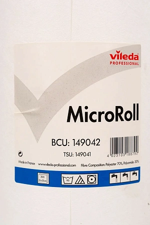Фото №2 - Vileda: Салфетка Микро Ролл 200л 35х25см в рулоне