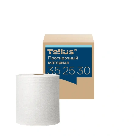 ТОРК: Tellus Материал протирочный нетканый WM1/WM3 ЦВ 1сл 280л 31,5х38,5см белый