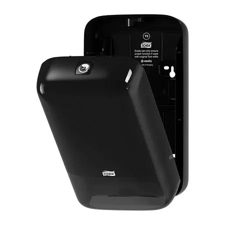 Фото №2 - Tork: Диспенсер T3 Elevation для туалетной бумаги в пачках черный