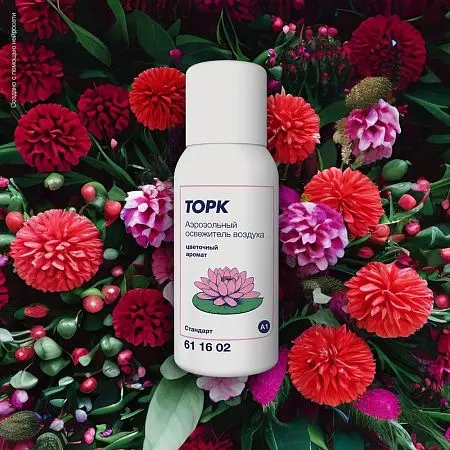 Фото №6 - ТОРК: Освежитель воздуха A1 100мл аэрозольный цветочный