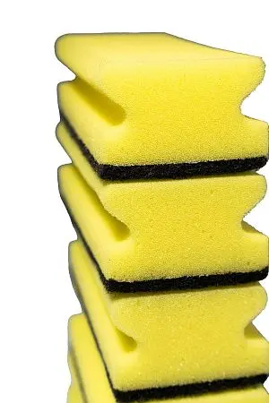 Фото №6 - Губки,скрабы: для посуды Скандик Тек 16х7х4.5 черный абразив /пач.=5 шт.