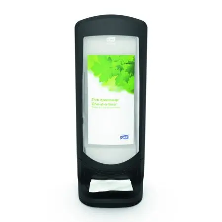 Фото №1 - Tork: Диспенсер N4 Interfold для салфеток черный большой емкости