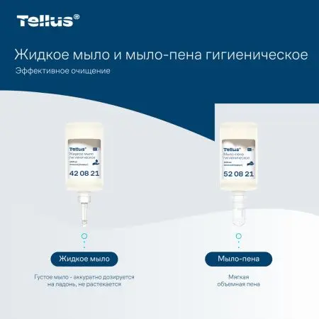 ТОРК: Tellus Мыло SC1 1л жидкое для рук Комфорт ГИГИЕНИЧЕСКОЕ без запаха бесцветное