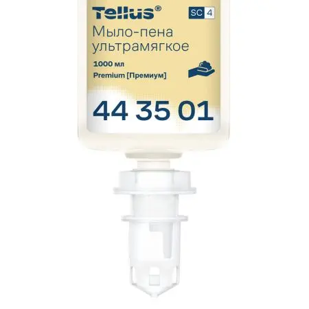Фото №1 - ТОРК: Tellus Мыло S4 пена Премиум 1л Ультрамягкое прозрачное