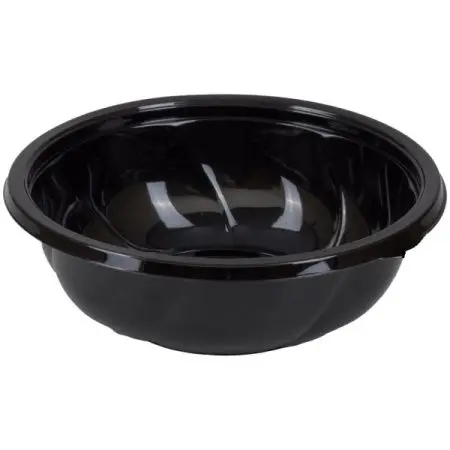 Фото №1 - Одноразовая продукция: Лоток под запайку 192х60 круглый черный ПР-СК /пач.=180 шт.