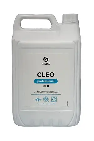 Фото №3 - Grass: Клео 5л универсальное конц. щелочное ср-во с антибакт. эф.без хлора (с ЧАС)