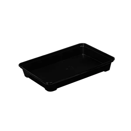 Фото №1 - Одноразовая продукция: Контейнер для суши дно 224х154Х26мм ПП черный ВЗЛП /пач.=325 шт.