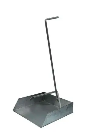 Хозяйственный инвентарь: Совок дворницкий 310х310х80 мм с удлиненной Г-образной ручкой