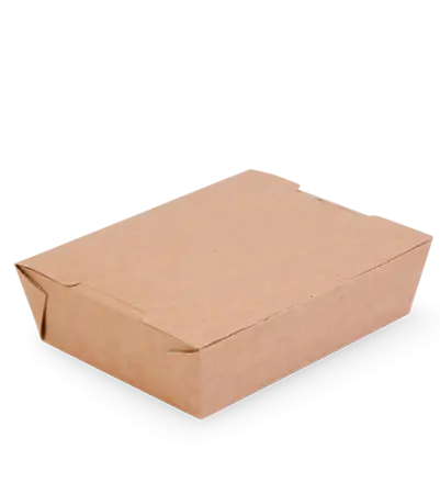 Одноразовая продукция: Контейнер бумажный 1000мл 170х190х130 OSQ Lunch 1000 /пач.=25 шт.