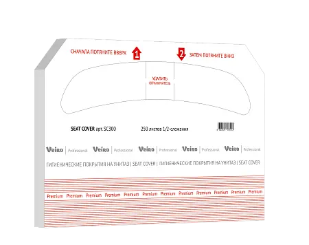 Фото №3 - VEIRO: Покрытия на унитаз 250л индивидуальные белые