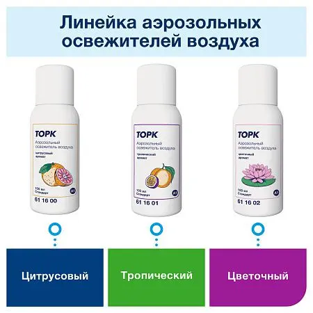 Фото №7 - ТОРК: Освежитель воздуха A1 100мл аэрозольный цветочный