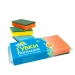 Превью №1 - Губки,скрабы: для посуды Чисто Солнышко 80х63х40мм поролон+абразив профильная /пач.=3 шт.