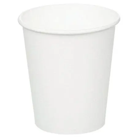Одноразовая продукция: Стакан бумажный 250мл 1сл Скандипакк белый /пач.=50 шт.